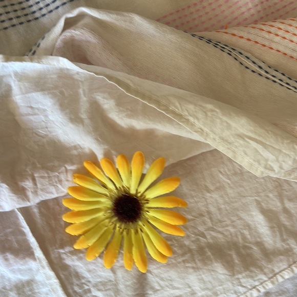 🌺 THML CLOTHING; FUN, 100% Cotton Colorful & Cute Dress with Tassels; Size M! - Picture 11 of 14